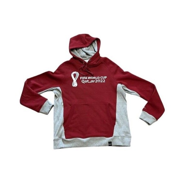 FIFA World Cup Qatar 2022 Officially Licensed Men's Hoodie Sweatshirt Size Large - Picture 1 of 8